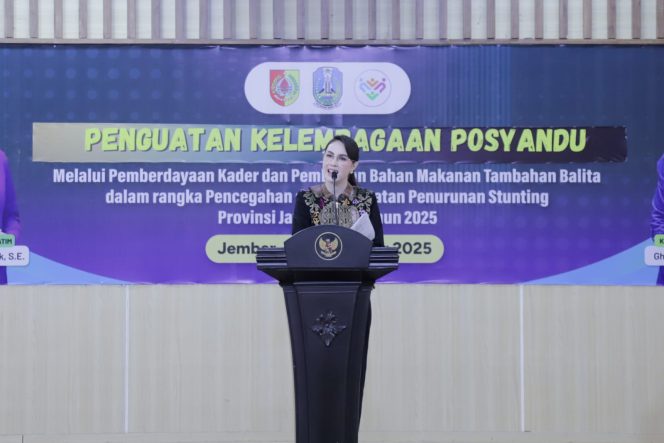 
 Jember Bersama Pemprov Jatim Perkuat Peran Kader Posyandu untuk Wujudkan Generasi Emas Indonesia