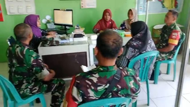 
 Babinsa Giatkan Pencarian Data Jumlah Balita ke Bidan Desa, Tujuan?