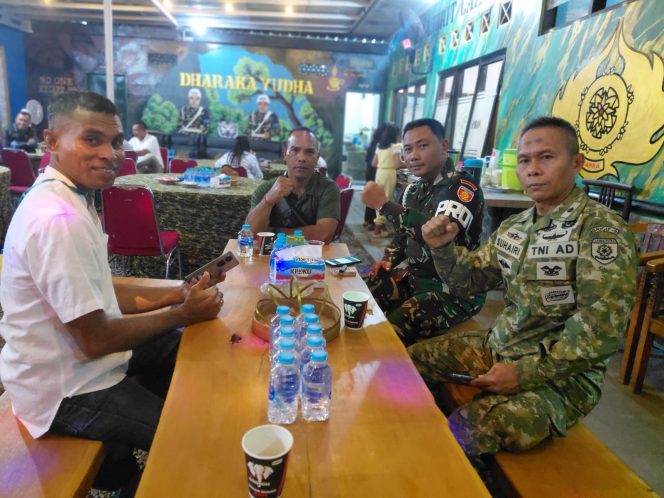 
 Brigif 9/DY/2 Kostrad Sambut Tahun Baru dengan Ramah Tamah di Ruang Rekreasi Provost