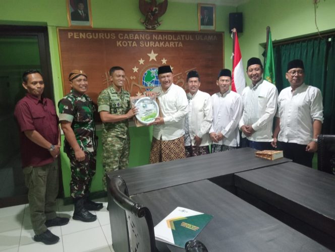 
 Dandim 0735 Surakarta Silaturahmi Dengan Ketua PCNU Kota Surakarta