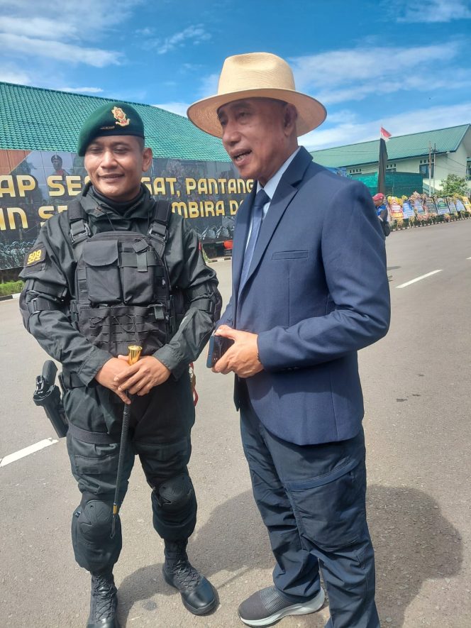 
 Komandan Batalyon Infanteri Raider 509/Balawara Yudha,Letkol Inf Juni Fitriyan, S.H.Mengerahkan Sekitar 130 Pasukan Personel Sebagai Penanggulangan Anti Teror
