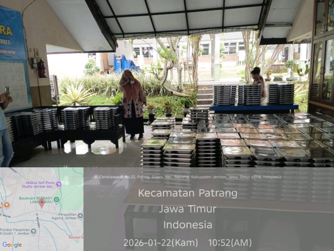 
 SMPN 7 Jember Sangat Antusias Program Pemerintah Makanan Bergizi Gratis dari Dapur SPPG Patrang Jember Lor