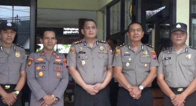 
 Kapolres AKBP Dr.Aryo Dwi Wibowo Kunjungi Mapolsek Maesan Bondowoso