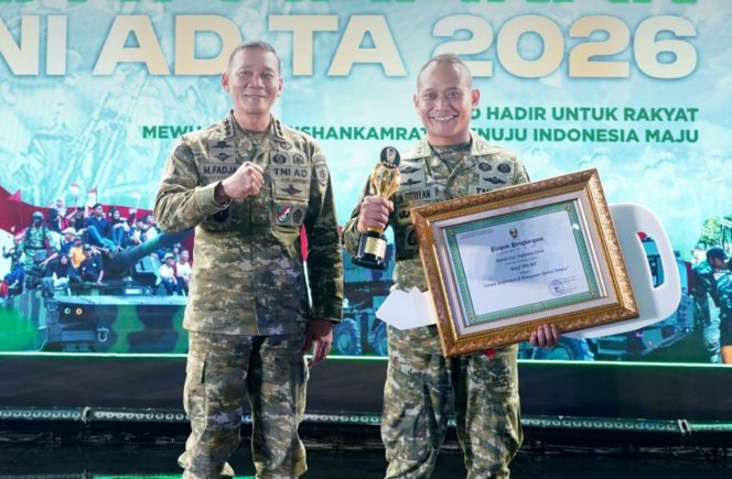 
 Yonif 509/BY Raih Kartika Award 2026 Satgas Operasi Tempur Terbaik TNI AD