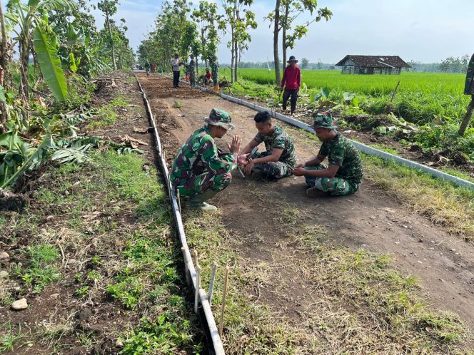 
 Pengobat Rasa Rindu Anggota Satgas TMMD Reg Ke-128 Sragen