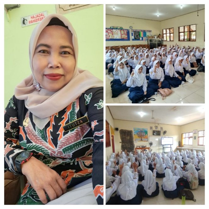 
 Di Hari Kartini SMP Negeri 1 Panti Laksanakan Gerakan Minum Tablet Tambah Darah 