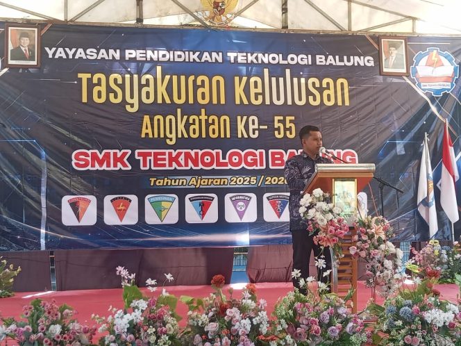 
 SMK Teknologi Balung Menggelar Tasyakuran Kelulusan Angkatan ke-55 Siswa Kelas XII Tahun Ajaran 2025/2026