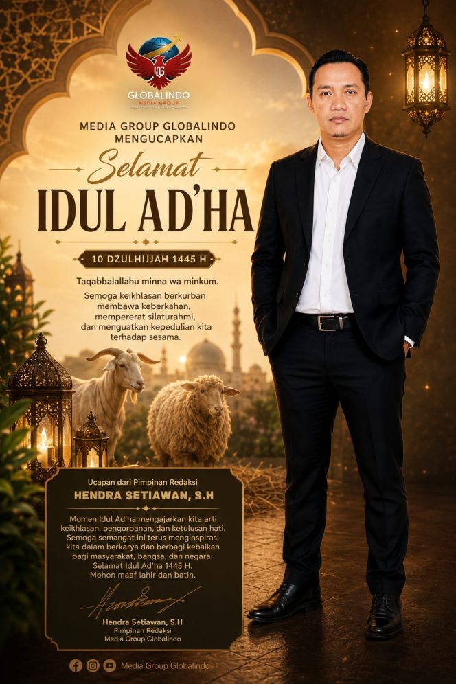 
 Media Group Globalindo Ucapakan Selamat Hari Raya Idul Adha 1445 H