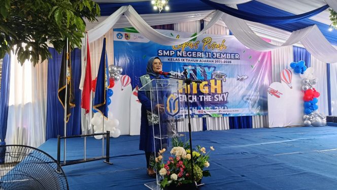 
 SMP Negeri 11 Jember Selenggarakan Lepas Pisah Siswa Kelas IX “Terbang Tinggi Raih Langitmu”