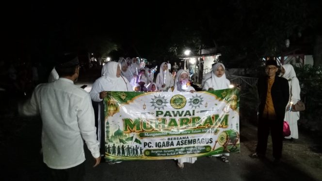 
 Sambut Tahun Baru Islam 1448 H, IGABA PC Asembagus Gelar Pawai Muharram