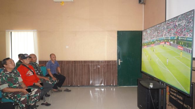 
 Nobar Piala Dunia di Kodim Boyolali, Satukan TNI dan Masyarakat dalam Semangat Sportivitas